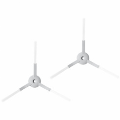 Seitenbürsten für Xiaomi Mi Robot Mop Essential - white 