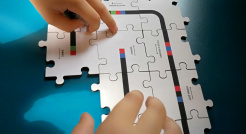 Ozobot BIT und Holzpuzzle für Ozobot