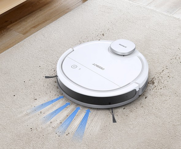 Automatische Leistungssteigerung auf Teppichböden
